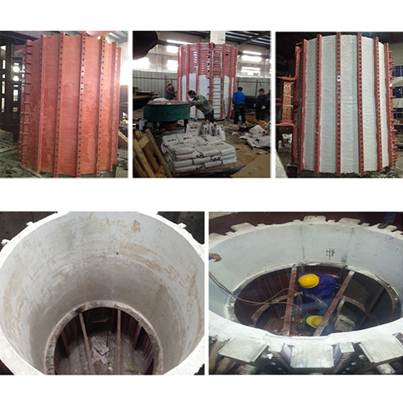 Arcilla de bobina roja para horno de inducción